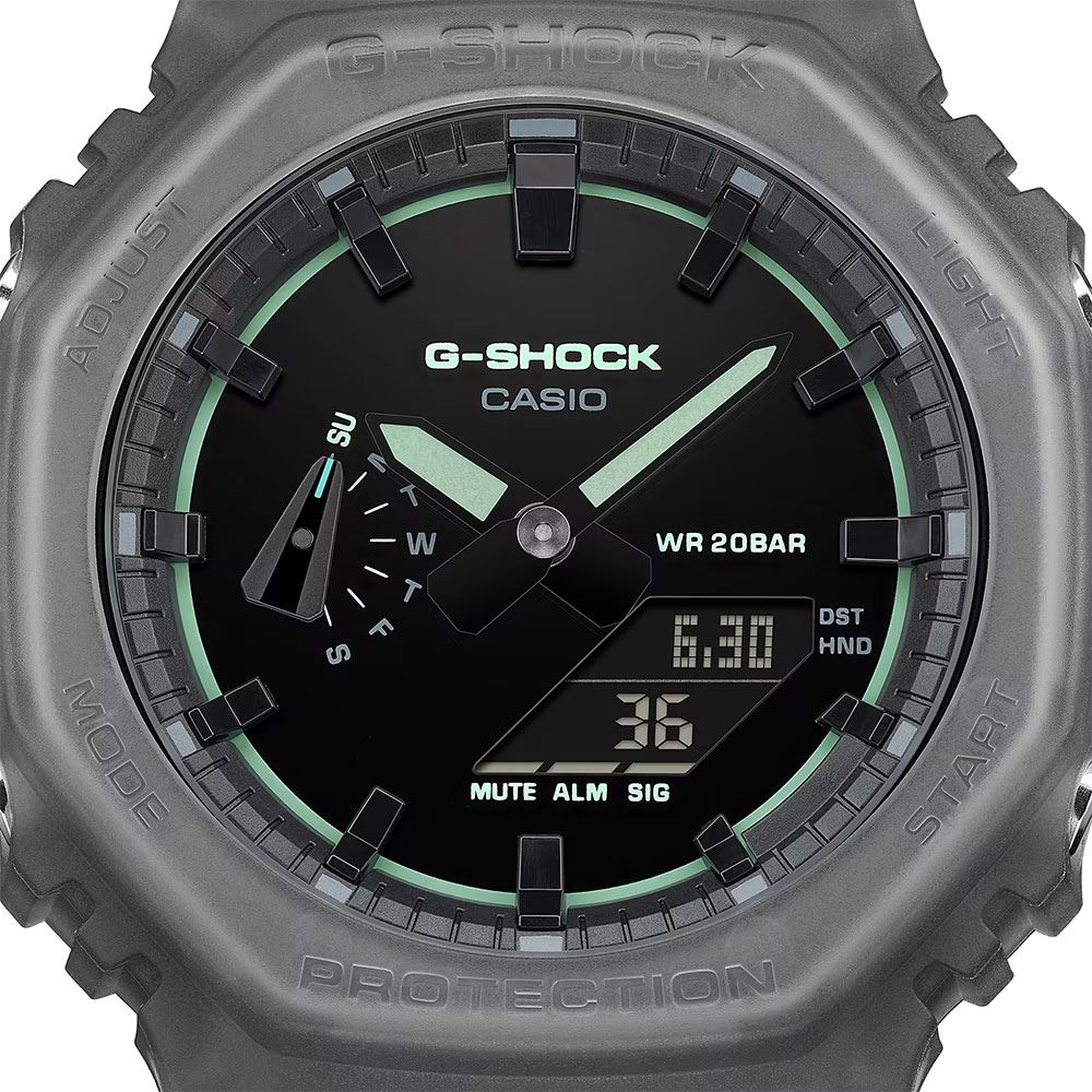 Đồng hồ G-Shock 45.4 mm Nam GA-2100K-1ADR Màu Xám
