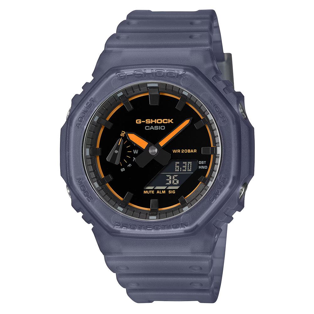 Đồng hồ G-Shock 45.4 mm Nam GA-2100K-2ADR Màu Xám