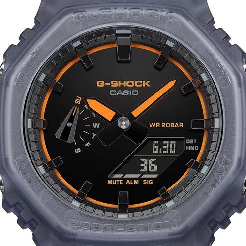 Đồng hồ G-Shock 45.4 mm Nam GA-2100K-2ADR Màu Xám