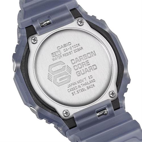 Đồng hồ G-Shock 45.4 mm Nam GA-2100K-2ADR Màu Xám