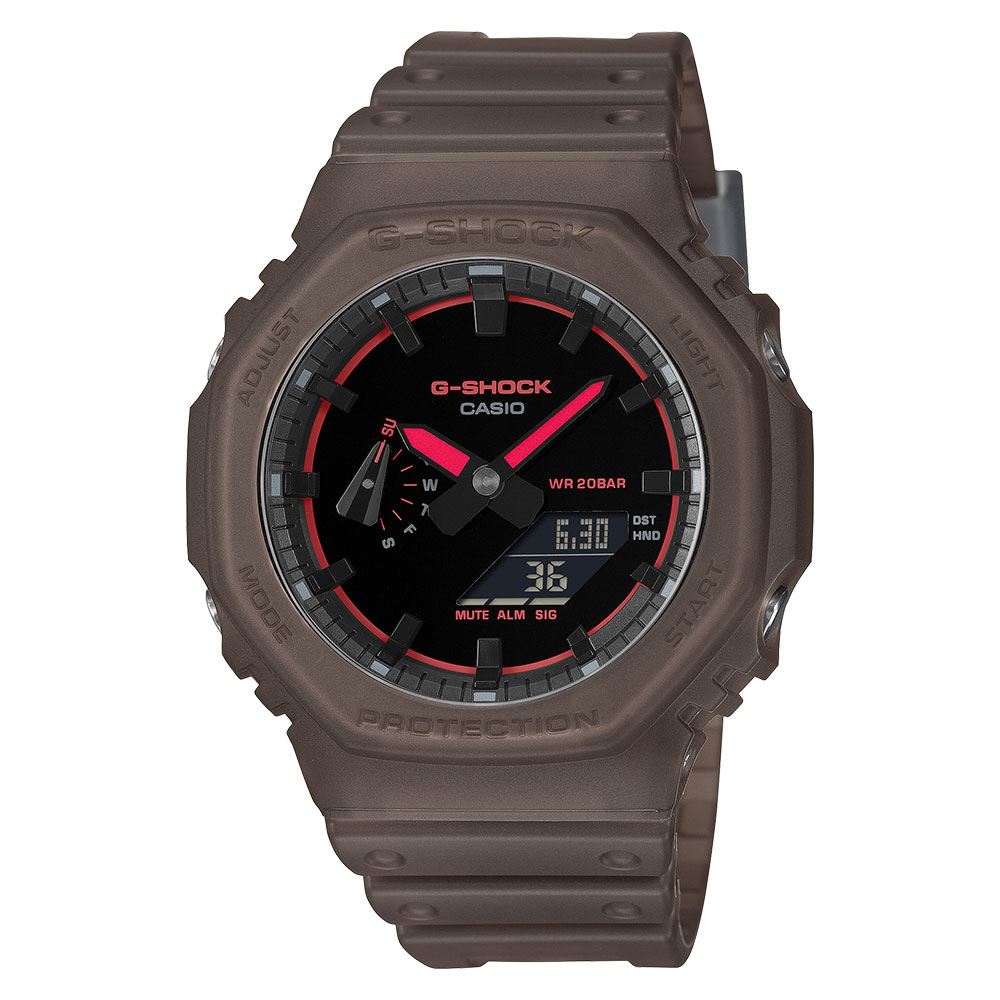 Đồng hồ G-Shock 45.4 mm Nam GA-2100K-5ADR Màu Nâu nhạt