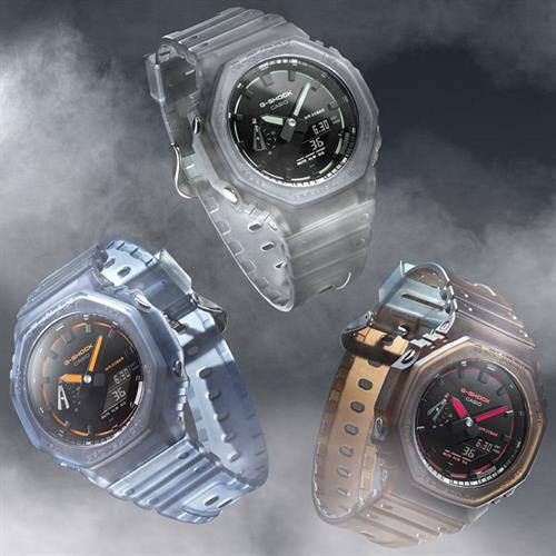 Đồng hồ G-Shock 45.4 mm Nam GA-2100K-5ADR Màu Nâu nhạt