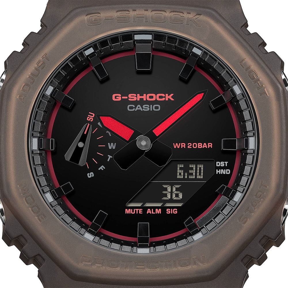 Đồng hồ G-Shock 45.4 mm Nam GA-2100K-5ADR Màu Nâu nhạt