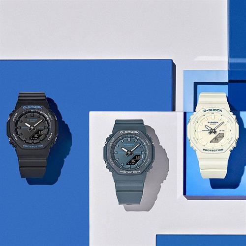 Đồng hồ G-Shock 40.2 mm Nữ GMA-P2100BA-7ADR Màu Trắng