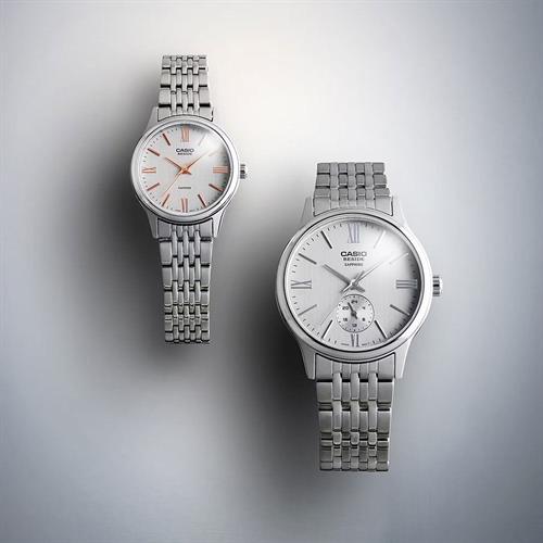 Đồng hồ Casio 40 mm Nam BMS-100D-7AVDF Màu Bạc