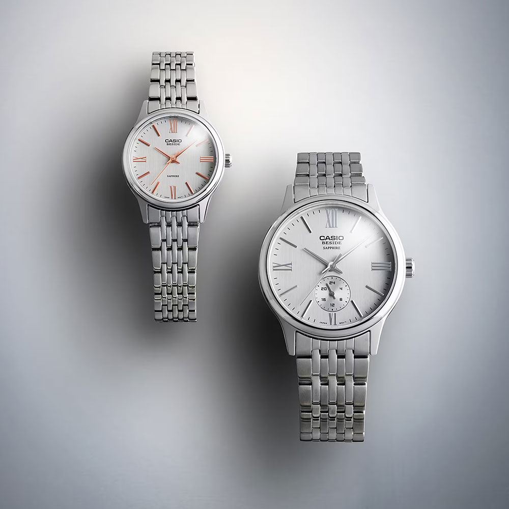 Đồng hồ Casio Timeless 40 mm Nam BMS-100D-7AVDF Màu Bạc