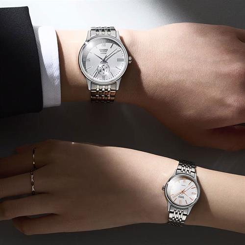 Đồng hồ Casio 40 mm Nam BMS-100D-7AVDF Màu Bạc