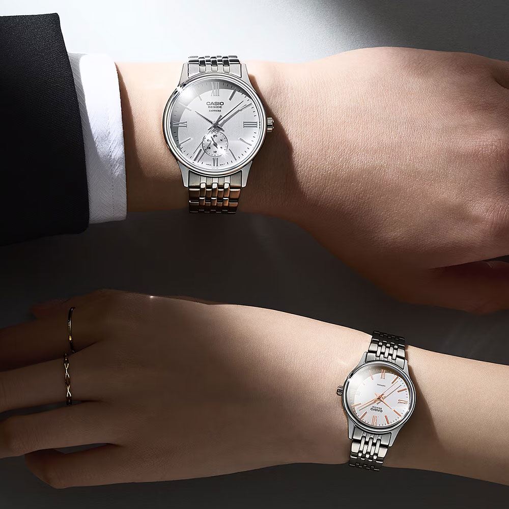 Đồng hồ Casio Timeless 40 mm Nam BMS-100D-7AVDF Màu Bạc