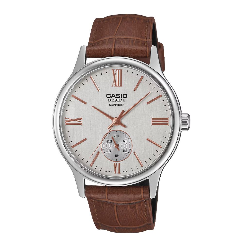 Đồng hồ Casio Timeless 40 mm Nam BMS-100L-5AVDF Màu Nâu
