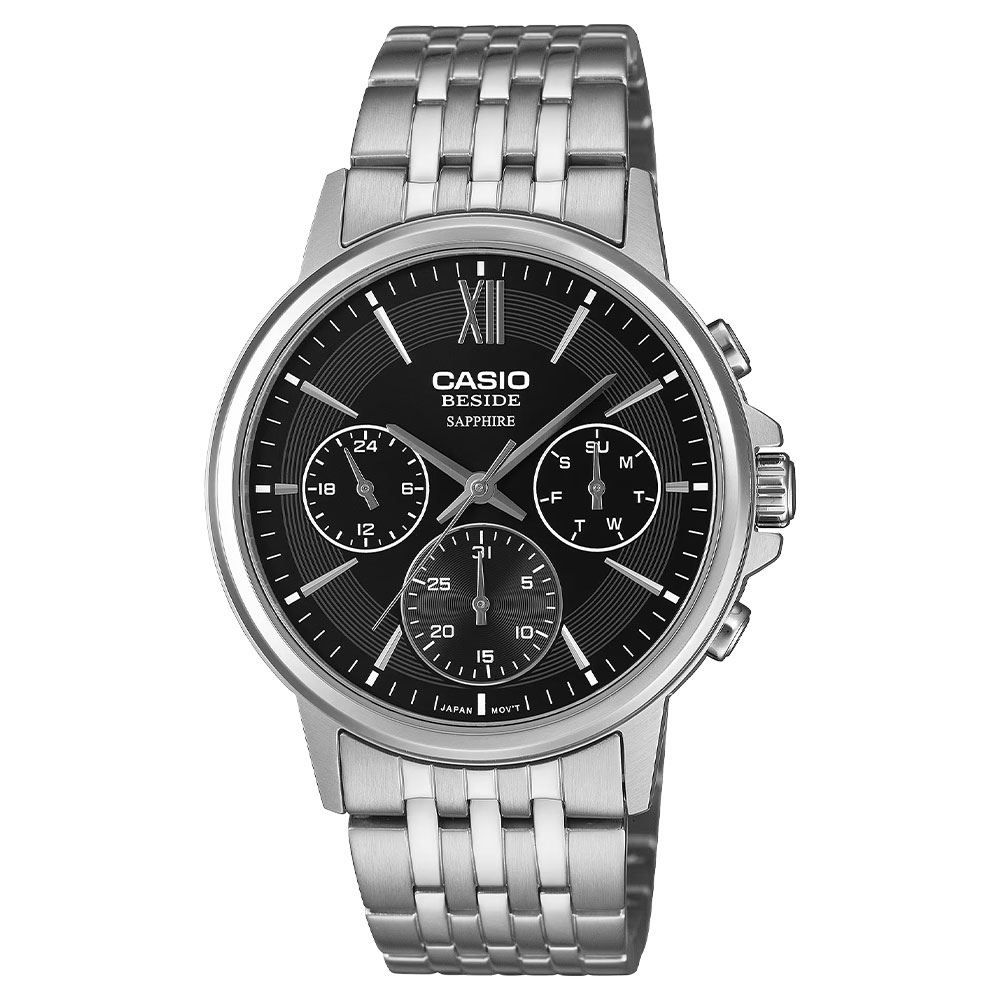 Đồng hồ Casio Timeless 40.7 mm Nam BMS-300D-1AVDF Màu Bạc