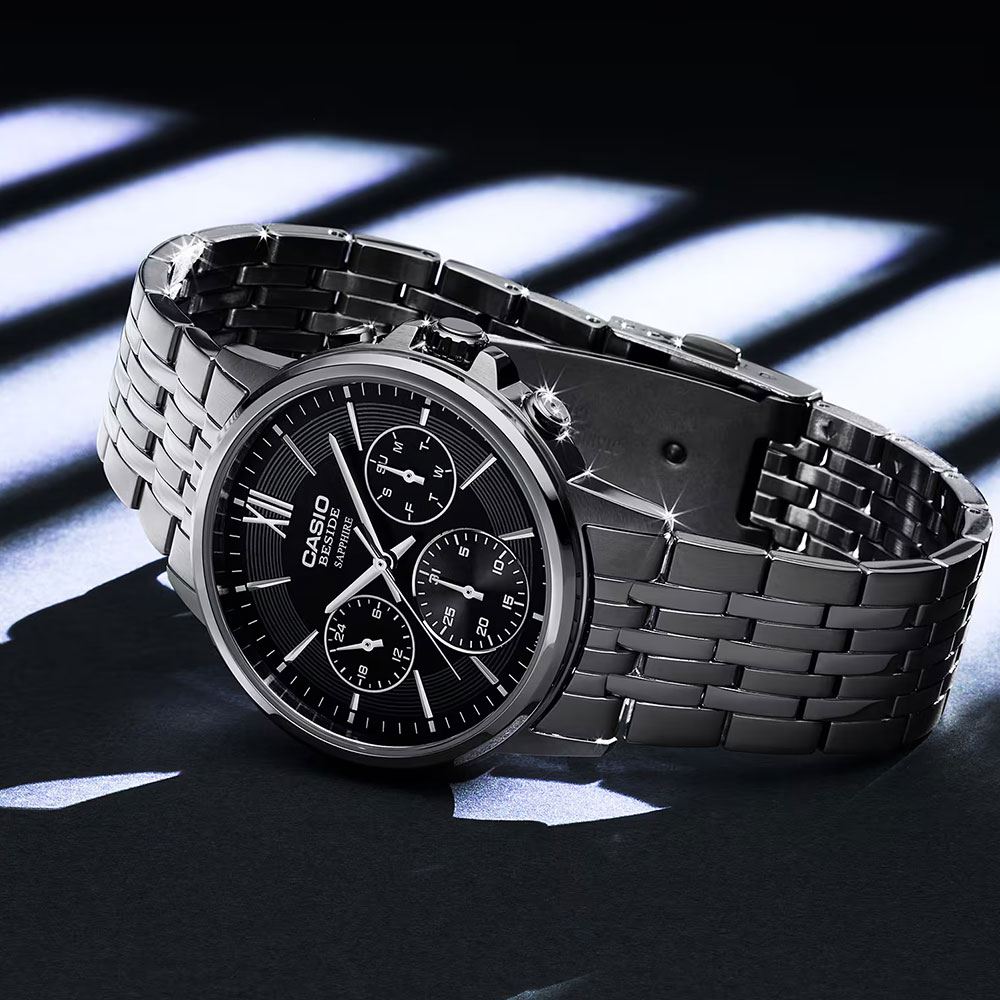 Đồng hồ Casio Timeless 40.7 mm Nam BMS-300D-1AVDF Màu Bạc
