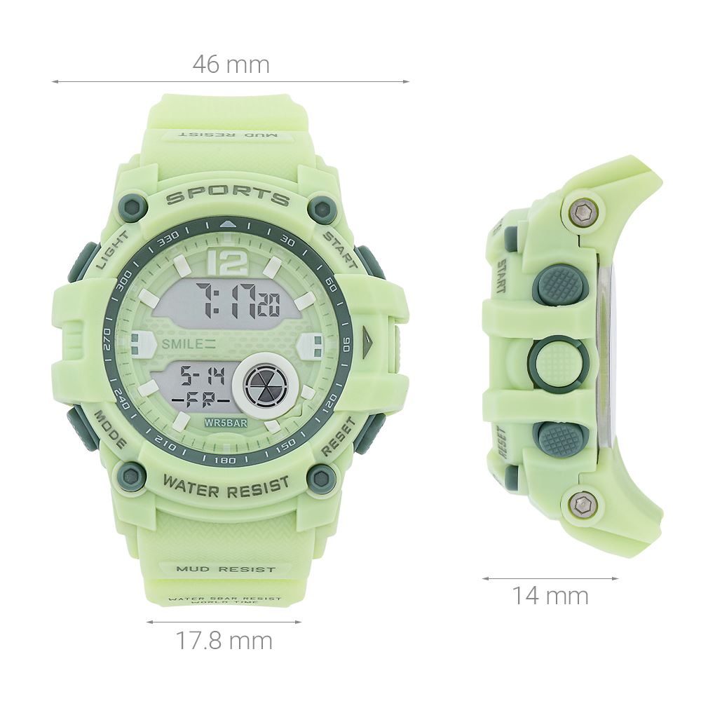 Đồng hồ Smile Kid 46 mm Trẻ em SL264-04 Màu Xanh lá
