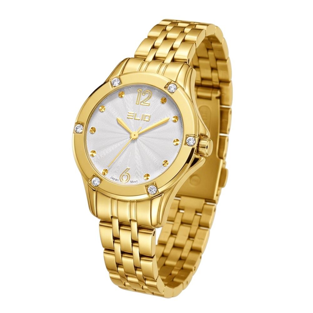 Đồng hồ Elio 32 mm Nữ ES268-02 Màu Vàng