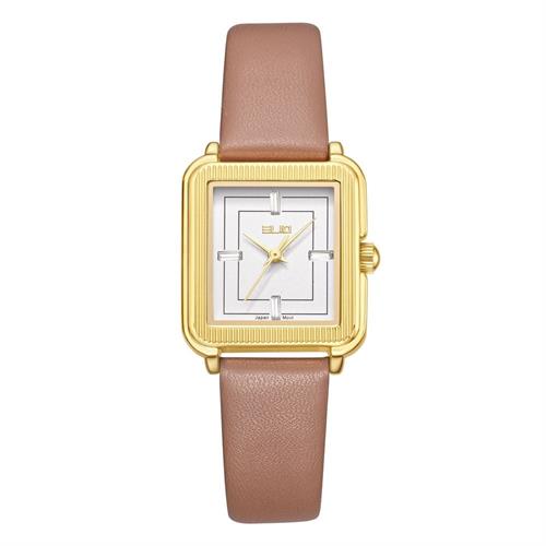 Đồng hồ Elio 24 mm Nữ EL188-01 Màu Nâu