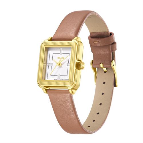 Đồng hồ Elio 24 mm Nữ EL188-01 Màu Nâu