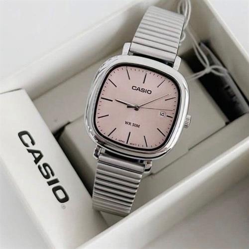 Đồng hồ Casio 30 mm Nữ LTP-B166D-4AVDF Màu Bạc