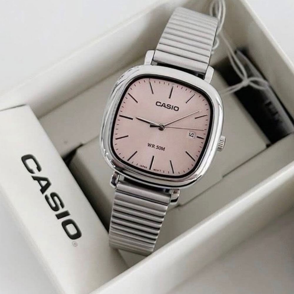Đồng hồ Casio Timeless 30 mm Nữ LTP-B166D-4AVDF Màu Bạc
