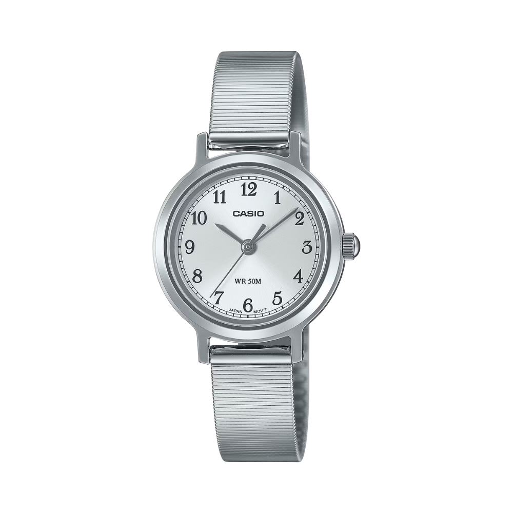 Đồng hồ Casio Timeless 28 mm Nữ LTP-B170D-7BVDF Màu Bạc