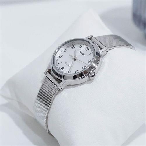 Đồng hồ Casio 28 mm Nữ LTP-B170D-7BVDF Màu Bạc