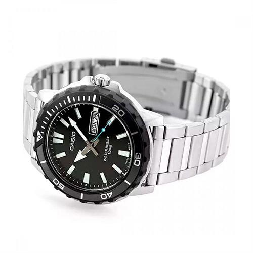 Đồng hồ Casio 45.6 mm Nam MTD-125D-1A3VDF Màu Bạc