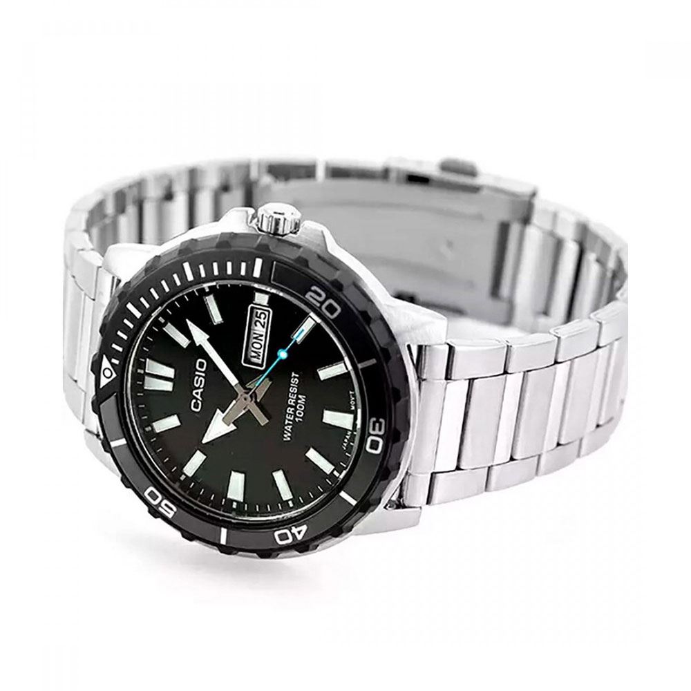 Đồng hồ Casio Timeless 45.6 mm Nam MTD-125D-1A3VDF Màu Bạc