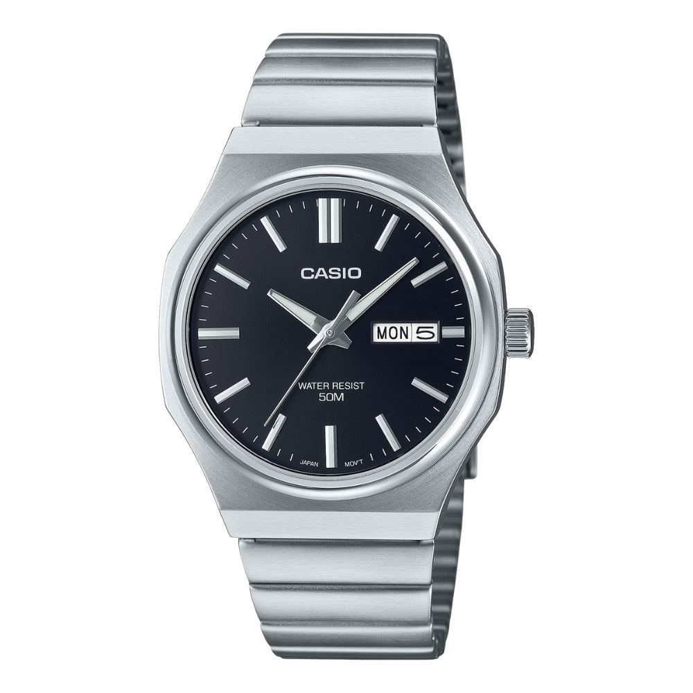 Đồng hồ Casio Timeless 37.5 mm Nam MTP-E735D-1AVDF Màu Bạc