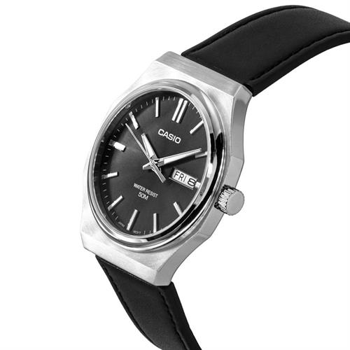 Đồng hồ Casio 37.5 mm Nam MTP-E735L-8AVDF Màu Đen