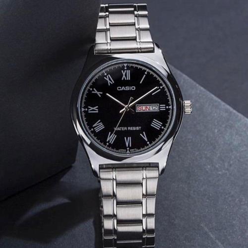 Đồng hồ Casio 38 mm Nam MTP-V006D-1BUDF Màu Bạc