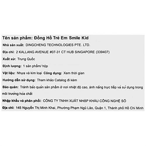 Đồng hồ Smile Kid 46.5 mm Trẻ em SL297-02 Màu Xanh Dương