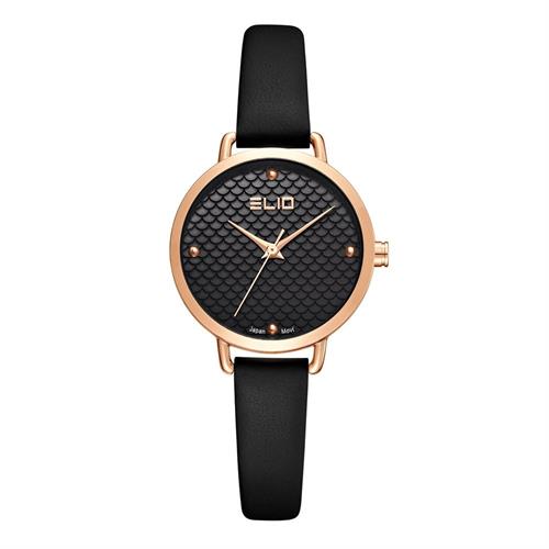 Đồng hồ Elio 28 mm Nữ EL191-02 Màu Đen
