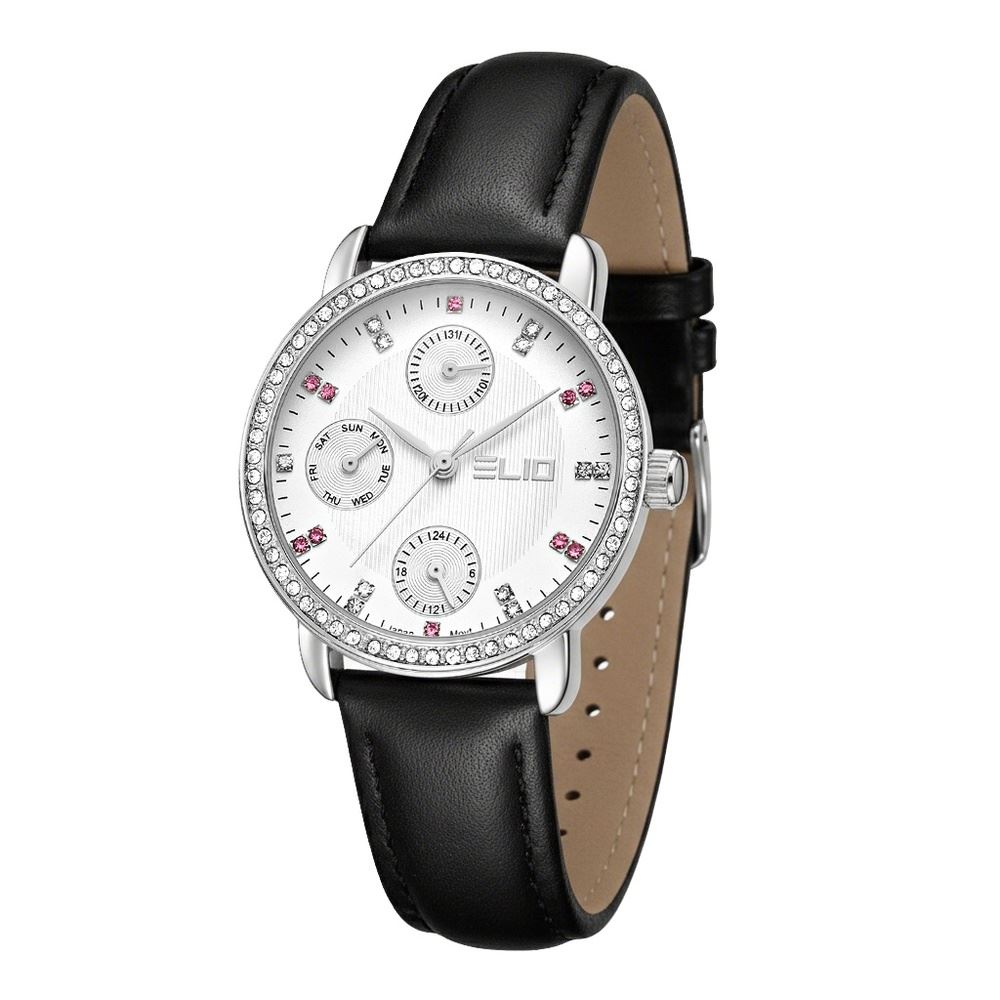 Đồng hồ Elio 32 mm Nữ EL194-02 Màu Đen