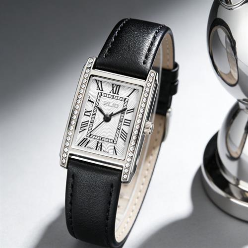 Đồng hồ Elio 22 mm Nữ EL195-01 Màu Đen