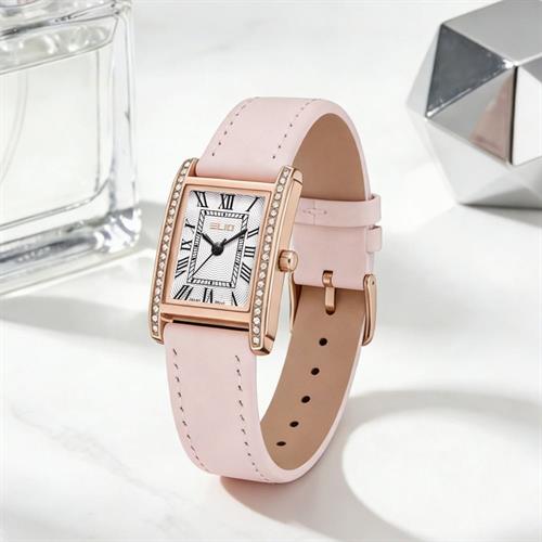 Đồng hồ Elio 22 mm Nữ EL195-02 Màu Hồng