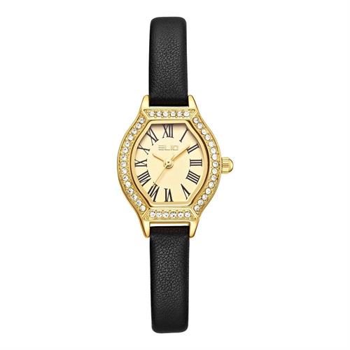 Đồng hồ Elio 22 mm Nữ EL196-02 Màu Đen