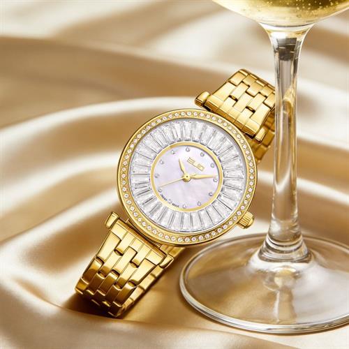 Đồng hồ Elio 33 mm Nữ ES176-03 Màu Vàng