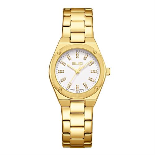 Đồng hồ Elio 26 mm Nữ ES212-02 Màu Vàng
