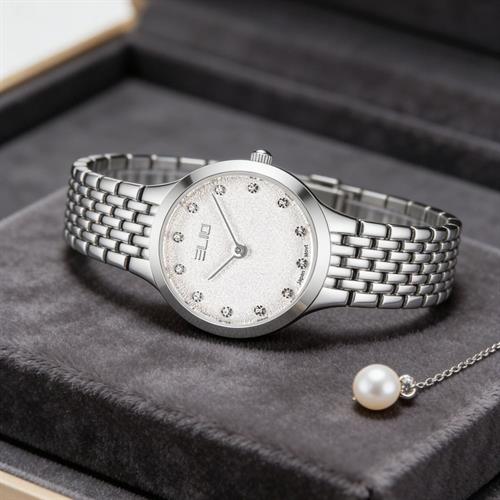 Đồng hồ Elio 23 mm Nữ ES253-02 Màu Bạc