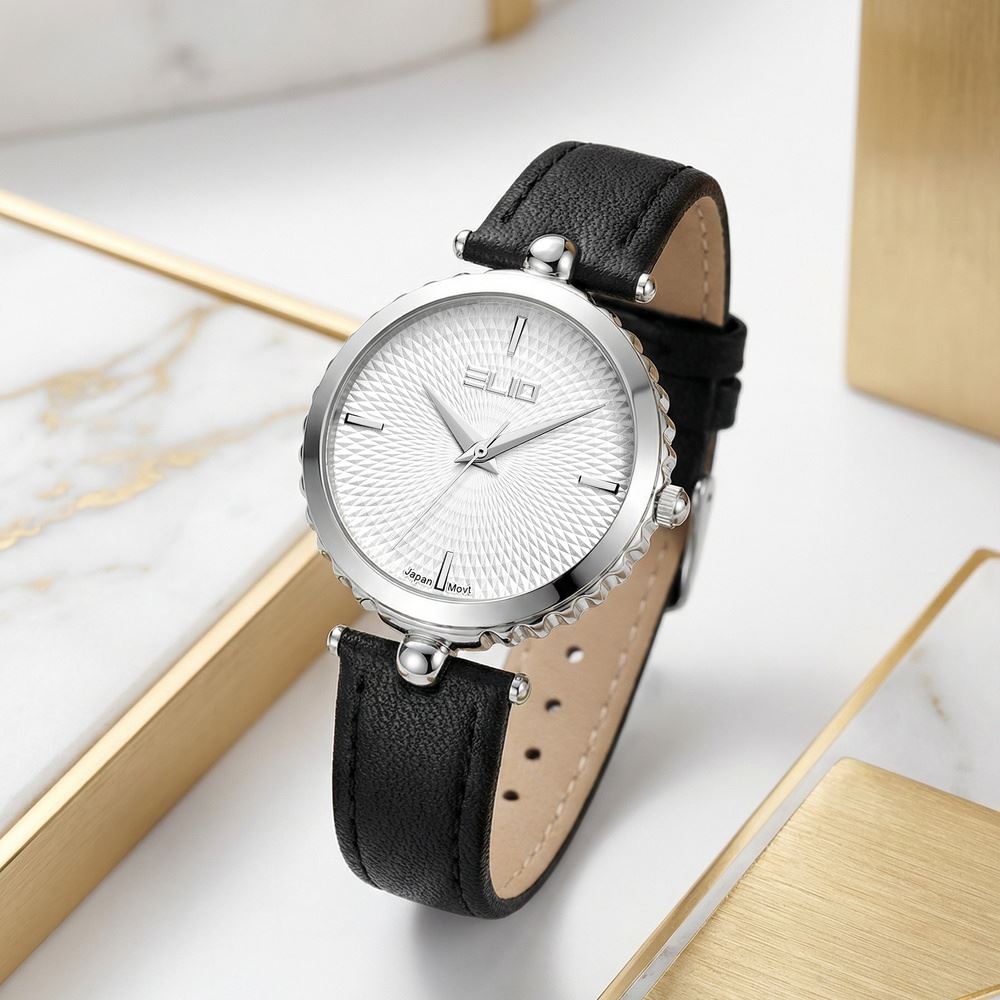 Đồng hồ Elio 30 mm Nữ EL193-01 Màu Đen