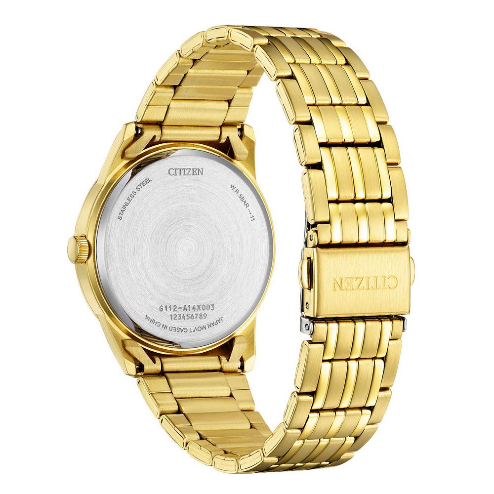 Đồng hồ Citizen 39 mm Nam BI5009-58A Màu Vàng