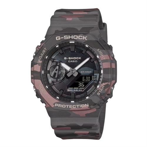 Đồng hồ G-Shock 45.4 mm Nam GA-2100CMD-8ADR Màu Màu kết hợp