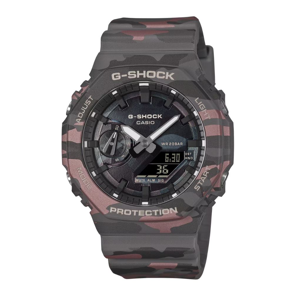 Đồng hồ G-Shock 45.4 mm Nam GA-2100CMD-8ADR Màu Màu kết hợp