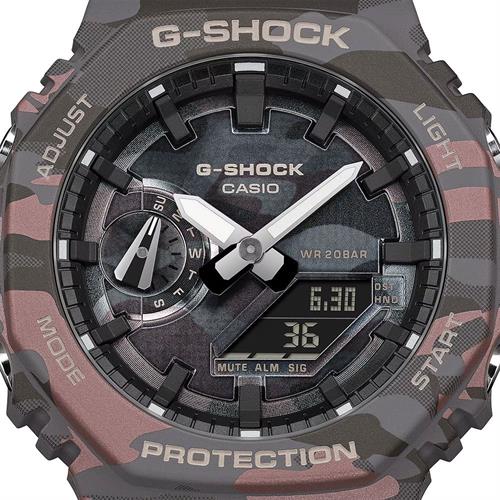 Đồng hồ G-Shock 45.4 mm Nam GA-2100CMD-8ADR Màu Màu kết hợp