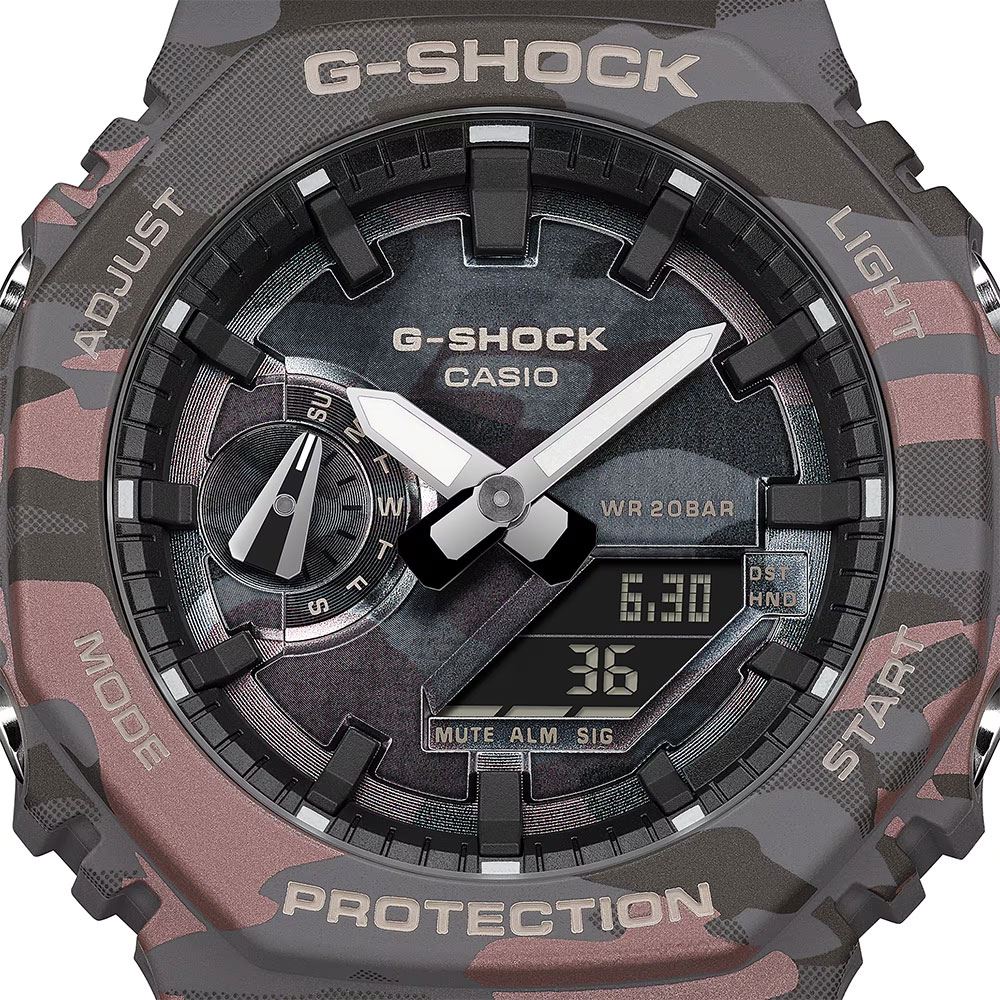 Đồng hồ G-Shock 45.4 mm Nam GA-2100CMD-8ADR Màu Màu kết hợp