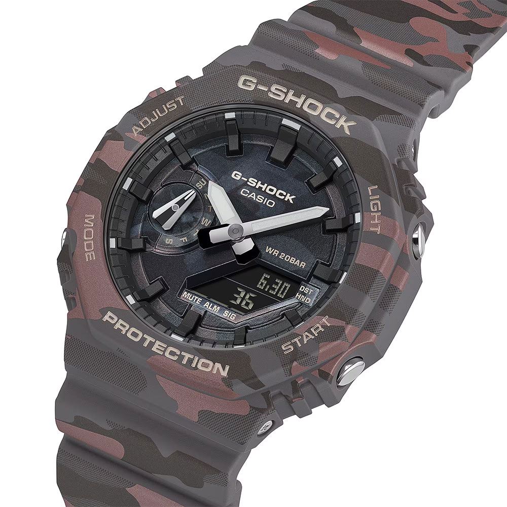 Đồng hồ G-Shock 45.4 mm Nam GA-2100CMD-8ADR Màu Màu kết hợp