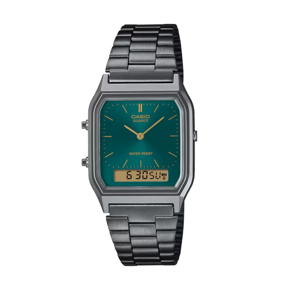 Đồng hồ Casio Vintage 29.8 mm Unisex AQ-230EGG-3ADF Màu Xám