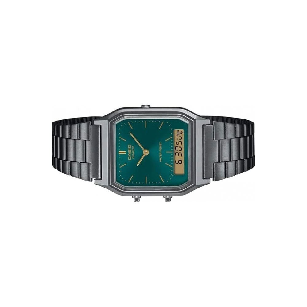 Đồng hồ Casio Vintage 29.8 mm Unisex AQ-230EGG-3ADF Màu Xám