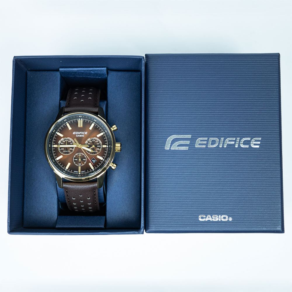 Đồng hồ Edifice Casio 40.5 mm Nam EFR-575CL-5ADF Màu Nâu