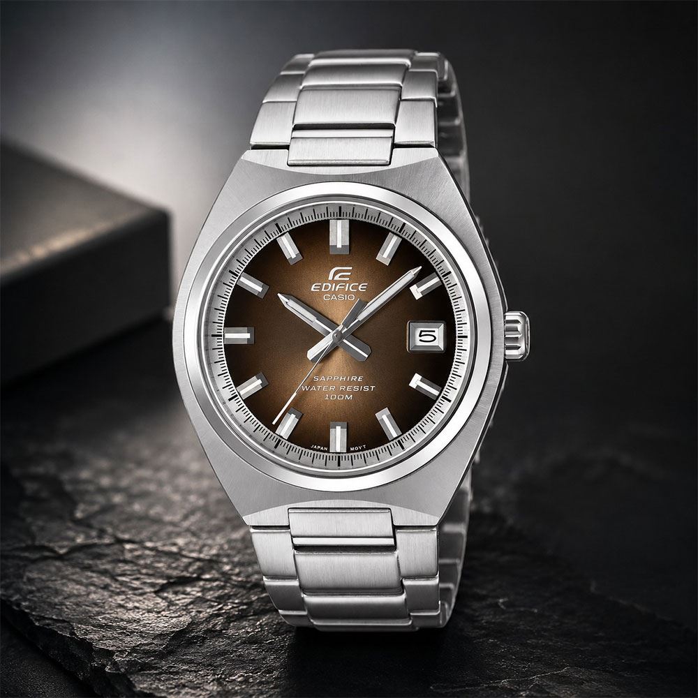 Đồng hồ Edifice Casio 38.5 mm Nam EFB-109D-5AVDF Màu Bạc