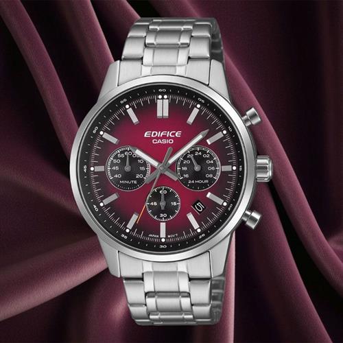 Đồng hồ Edifice Casio 40.5 mm Nam EFR-575D-4ADF Màu Bạc