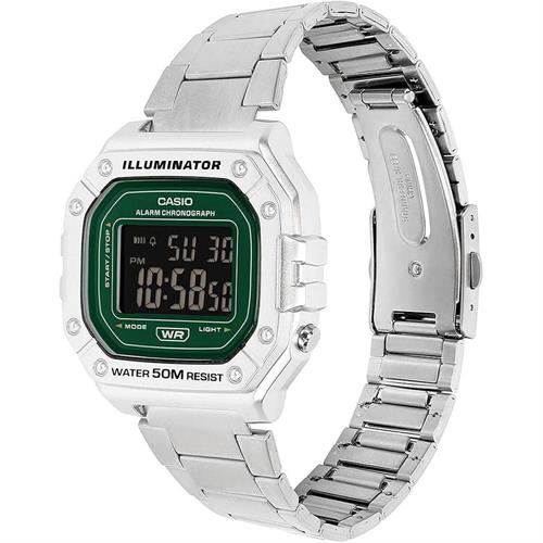 Đồng hồ Casio 43.2 mm Nam W-218HD-3AVDF Màu Bạc